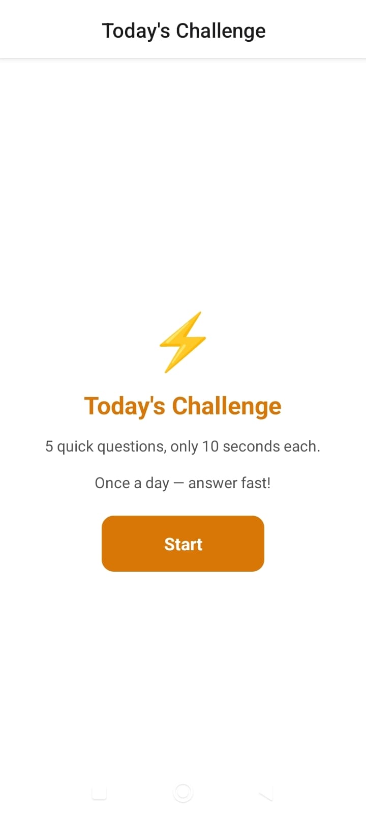 Daily challenge